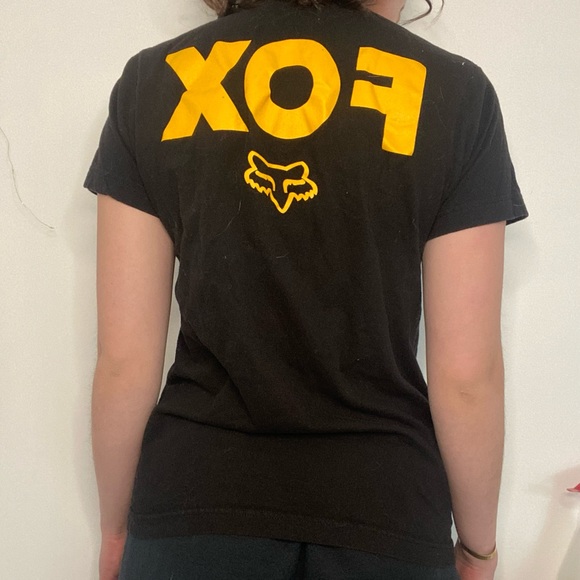 Black & yellow fox t-shirt - Picture 4 of 4
